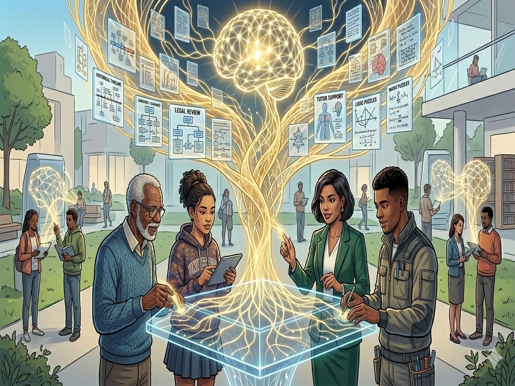 The New Mind-Tool: How Generative AI Upgrades Public Intelligence