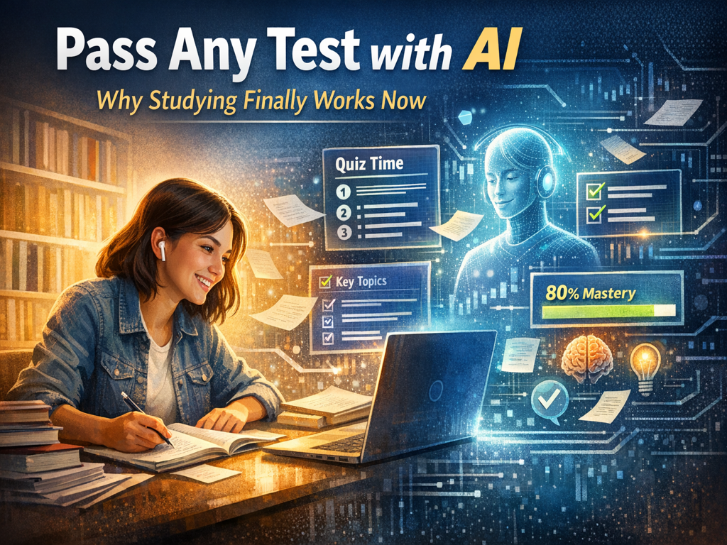 Pass Any Test with AI: Why Studying Finally Works Now
