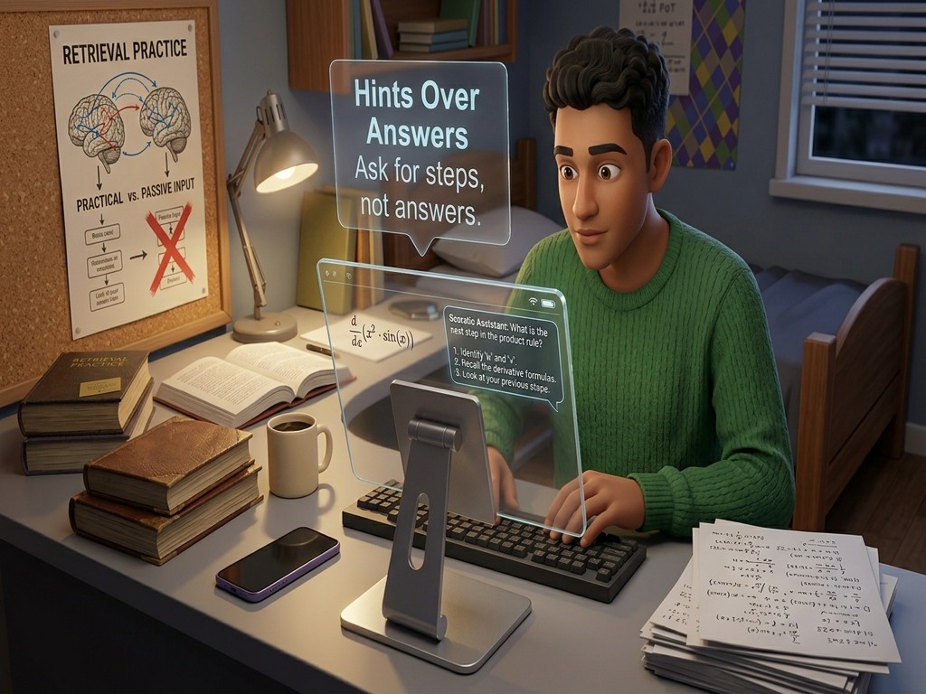 The AI Study Habit That Makes You Fail the Test