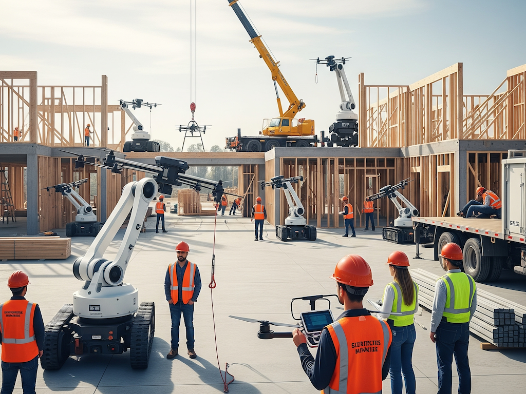 The Rise of Robots and the New Jobs in Between