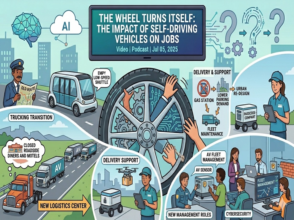 When the Wheel Turns Itself: The Real Impact of Self-Driving Vehicles on Jobs