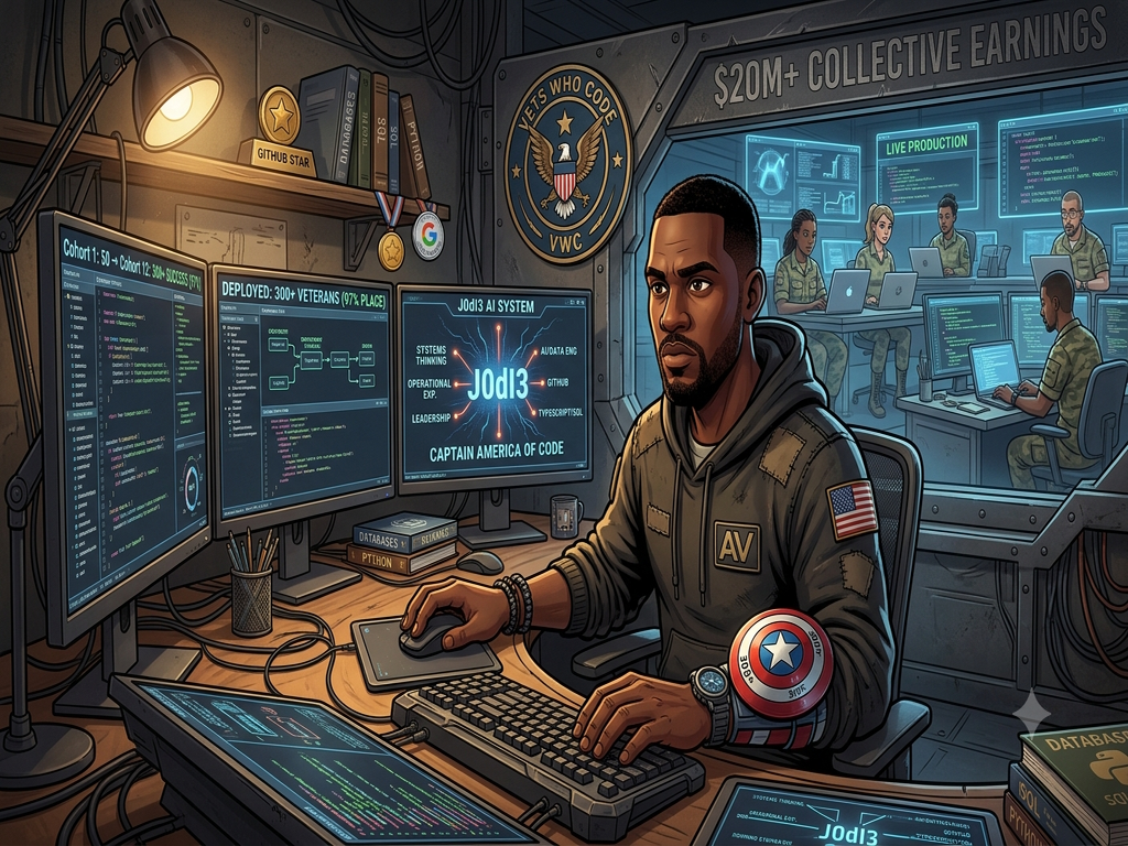 From Combat Boots to Captain America of Code